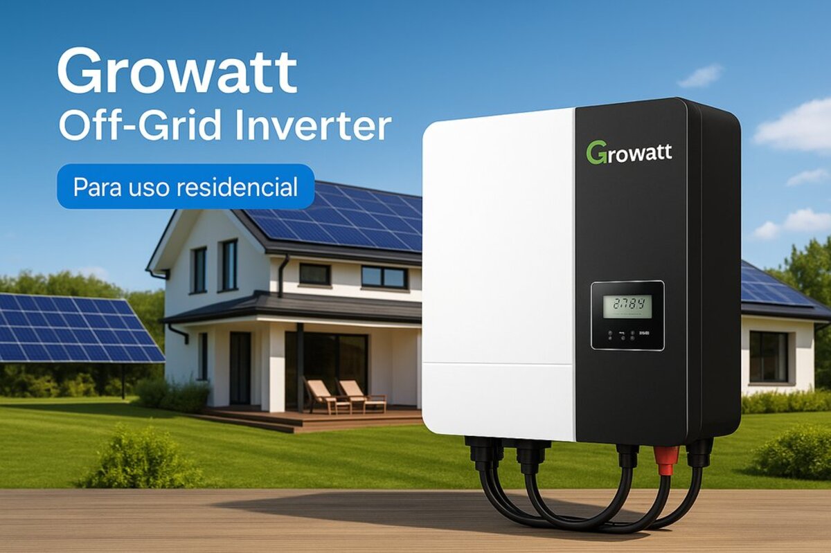 Sistema solar off-grid Zigmasolar con inversor y banco de baterías de litio para zonas rurales en Buenos Aires